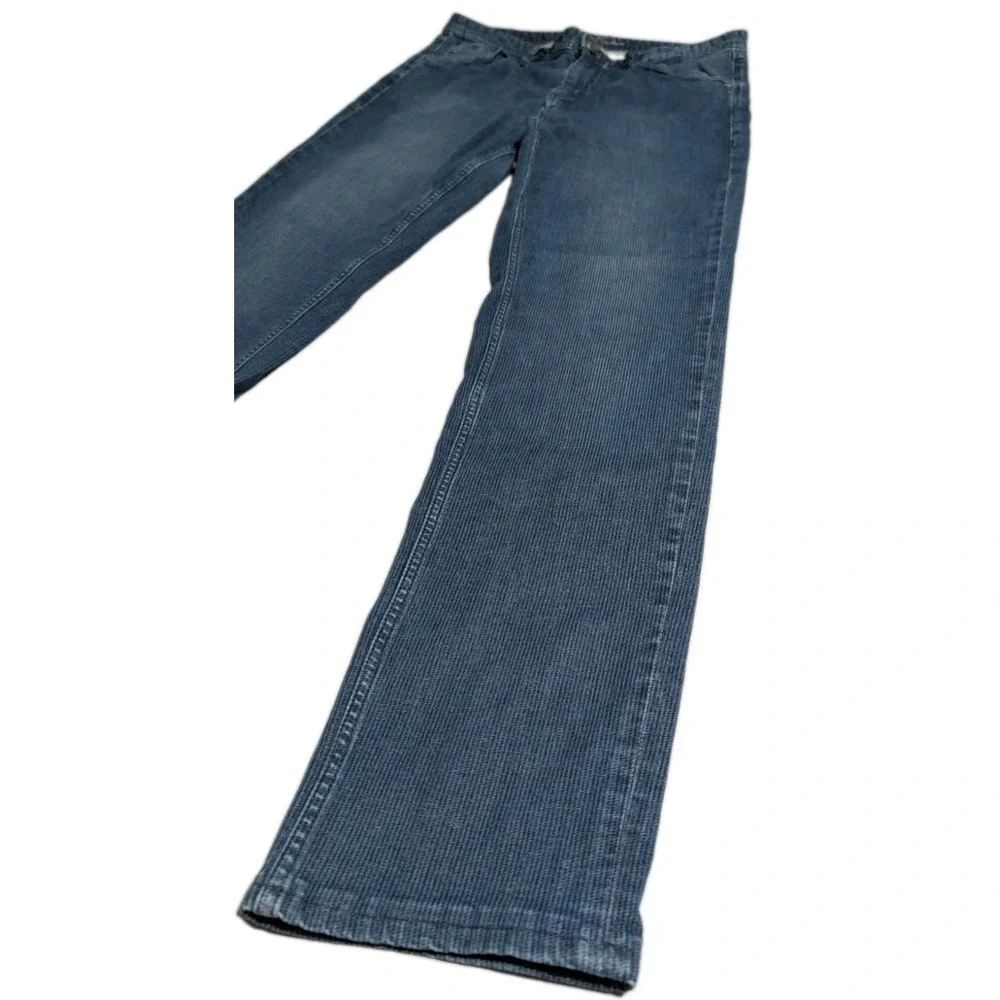 Robert Graham Tailored Kipling Jeans Mens 32x30 Blue Stretch Straight Denim